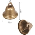thumbnail image 2 of 30 PCS 38mm/1.5 Inch Bronze Vintage Jingle Bells for Home Decorations Hanging Decorations Crafts Aeolian Bells Making Housebreaking Christmas Bells Making Dog Potty Training for DIY, 2 of 7