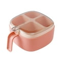thumbnail image 4 of DOLITY Boîte à Condiments 4 Compartiments pour Buffets Poivrons Restaurants Rose, 4 of 9