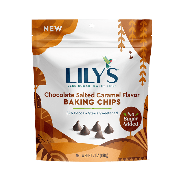 Lily's Chocolate Salted Caramel Baking Chips, 7 oz