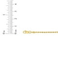 thumbnail image 4 of Floreo 10k Yellow Gold 4mm Diamond Cut Lite Rope Chain Bracelet or Anklet, 4 of 4
