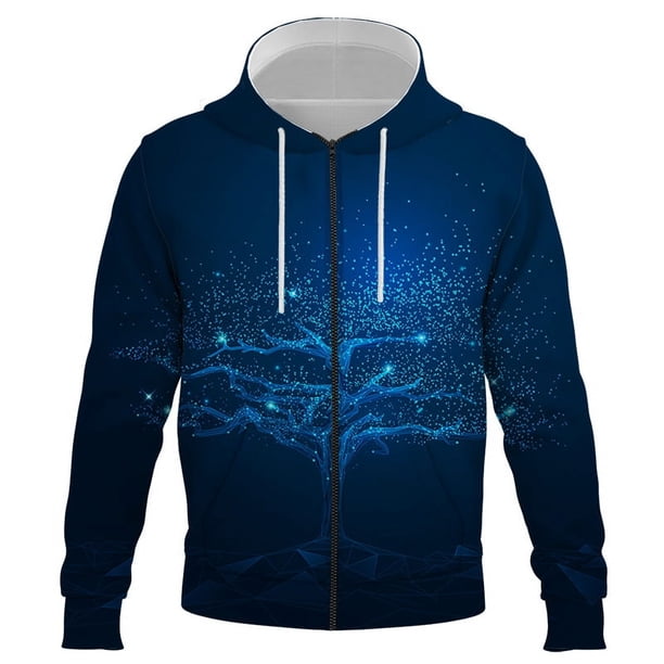 Nuevas sudaderas con cremallera de moda con imagen inteligente de IA y estampado 3D para hombres y mujeres, sudaderas casuales con capucha, sudaderas con capucha de Anime Harajuku, suéteres, abrigos