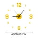 thumbnail image 3 of Kit de pegatinas para reloj de pared grande | Espejo acrílico de 40 cm y esfera de metal | Decoración abstracta para salón, oficina y tienda | Incluye manecillas y mecanismo de cuarzo, 3 of 4