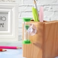 thumbnail image 1 of Copa de succión 2 minutos Gablas de arena para niños Temporizador de cepillado para niños con decoración del hogar verde, 1 of 6