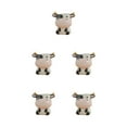 thumbnail image 3 of Wweixi Durable Animal Planter - Lightweight And Portable Succulent Pot Small Ceramic Plant Pot Stylish cow 5Set, 3 of 6
