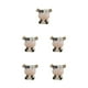 thumbnail image 2 of Monstrate Maceta suculenta pequeña con estilo de cerámica, maceta de animales innovadora fácil de mantener y ecológica, vaca Type2 NO2, 2 of 6