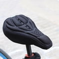 thumbnail image 4 of Funda de asiento de bicicleta 3D Cojín Esponja suave Al aire libre Transpirable Negro, 4 of 6