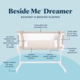 thumbnail image 2 of Baby Delight Beside Me Dreamer Bassinet & Bedside Sleeper, Organic Sesame Ages, 0-5 Months (Unisex), 2 of 15