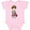AD-Pink, variant on Inktastic Boy Prince, Knight In Shining Armor, Brown Hair Boys Baby Bodysuit