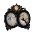 thumbnail image 3 of Tabla de marco de imagen Pantalla de marco de fotos de regalo ideal de resina creativa delicada única, diseño vintage, para aniversarios de bodas Negro, 3 of 8