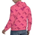 thumbnail image 6 of Uemuo Leopard Print Pattern Men's Hoodie - Casual Pullover Hoodie with Kangaroo Pocket, Stylish Hooded Sweatshirt for Everyday Wear-X-Large, 6 of 7