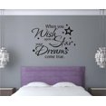 thumbnail image 1 of When You Wish Upon A Star Dreams Vinyl Decal Wall Art Stickers Letters Words, 1 of 1