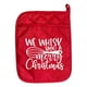 thumbnail image 2 of Adornos navideños, adornos navideños, guantes aislantes navideños, almohadillas aislantes, juegos de aislamiento para hornear navideños, tapetes para comidas, almohadillas aislantes gruesas, bolsas de, 2 of 5