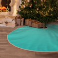 thumbnail image 5 of Sikiie Turquoise Glitter Christmas Tree Skirt, Christmas Tree Decorations, Christmas Decor, Tree Mat Decoration(30-48IN)-30", 5 of 6