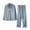 Blue, variant on Brilliant 2 Piece Outfit for Women Shorts Matching Set Women Long Sleeve Fashion Women Is Solid Color Long Sleeved Wide Leg Pants Set with Pockets Gray L