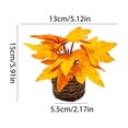 thumbnail image 2 of Fall Decorations for Home with Artificial Maple Leaves in Woven Basket, Fall Table Centerpiece for Thanksgiving Table Decor and Housewarming Gift, Fall Decor for Home 1Pc, 2 of 6