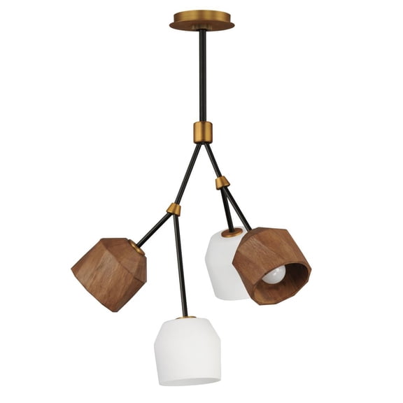 28274DBZAB Maxim Lighting Akimbo - 24W 4 LED Pendant-24.25 Inches Tall and 21.75 Inches Wide