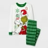 Kids Grinch Holiday Pajamas Kids Unisex Sleepwear - (2pc, All Over Print, 12M)