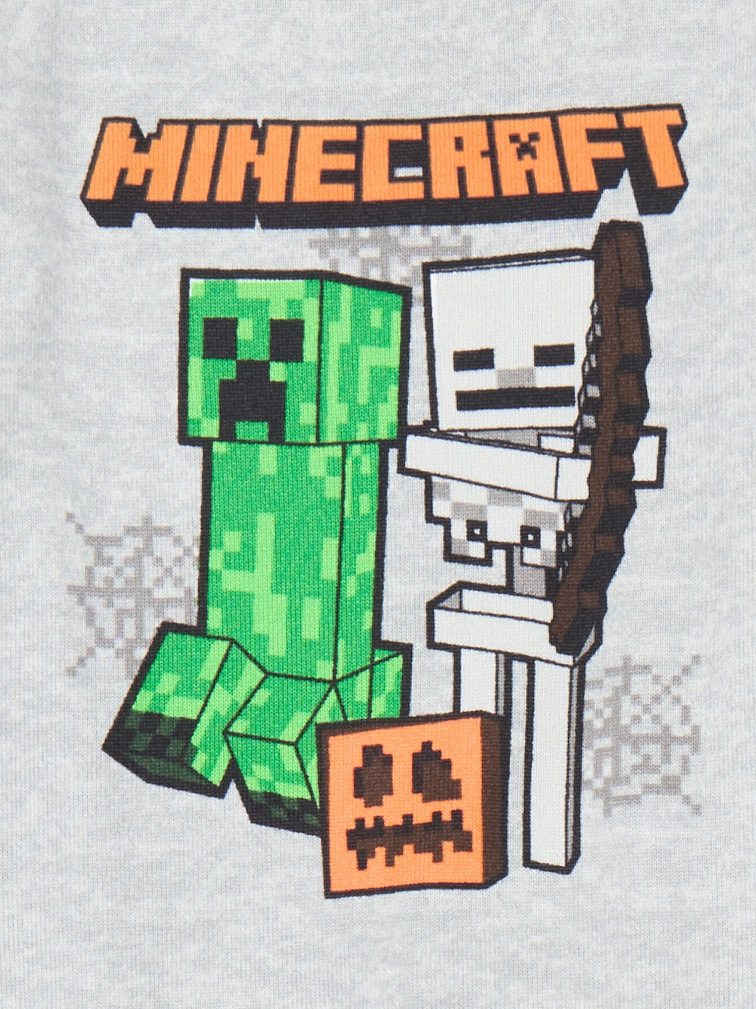 Minecraft Boys Long Sleeve Tee and Pants Pajama Set, 2-Piece, Sizes 4-10