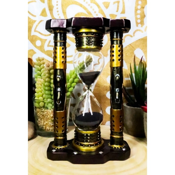 Ebros Endless Time Shifting Warp Column Tower Steampunk Gearwork Sand timer