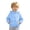Sky Blue, variant on Y-Sunset Unisex Kids Solid Hooded Windbreaker Jacket, Wind Resistant Casual Coat for School, Park, Travel & Cool Spring Fall Outdoor Wear(Army Green/3-4 Years)