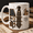 Black, variant on Coffee Lover Mug with Cafe-Inspired Design, Fun Gift for Coffee Drinkers