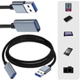 thumbnail image 2 of YIGSECU Flexible USB3.0 Extension Cord for Extending Connection to Computers and Peripherals for USB Keyboards,Mouse, Tablet, 2 of 7