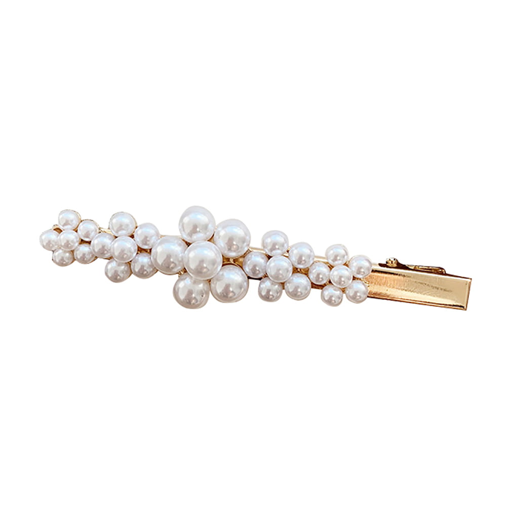 Details about   Womens Crystal Pearl Hairpin Hair Clip Bobby Pin Barrette Stick Hair Accessories 