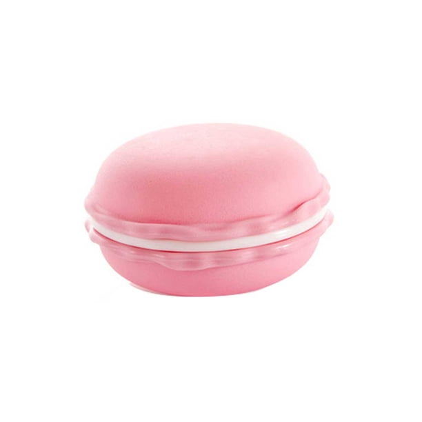 Mini caja de anillo de joyería, cajas de almacenamiento portátiles ligeras en forma de macarrón, contenedores multifuncionales, caja para el Almacenamiento y organización del hogar Rosa Grande Matsuzay HA076224-05