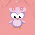 thumbnail image 4 of Inktastic Cute Pink and Purple Owl Girls Baby Bodysuit, 4 of 5