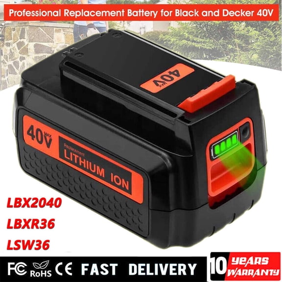 40V 3.5Ah for Black and Decker 40 Volt Max Lithium Battery LBX2040 LBXR36 LS