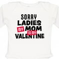 thumbnail image 4 of Inktastic Sorry Ladies My Mom is My Valentine Boys Long Sleeve Baby Bodysuit, 4 of 5