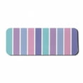 thumbnail image 1 of Pastel Computer Mouse Pad, Abstract Art Style Vector Illustration of Polka Dot with Stripes Print, Rectangle Non-Slip Rubber Mousepad Large, 31" x 12", Violet and Violet Blue, by Ambesonne, 1 of 2