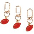 thumbnail image 1 of Borealiaes Porte-Clés de Football Chanceux - 3 Pcs Charmes de Rugby Esprit d'Équipe pour Sacs, 1 of 1
