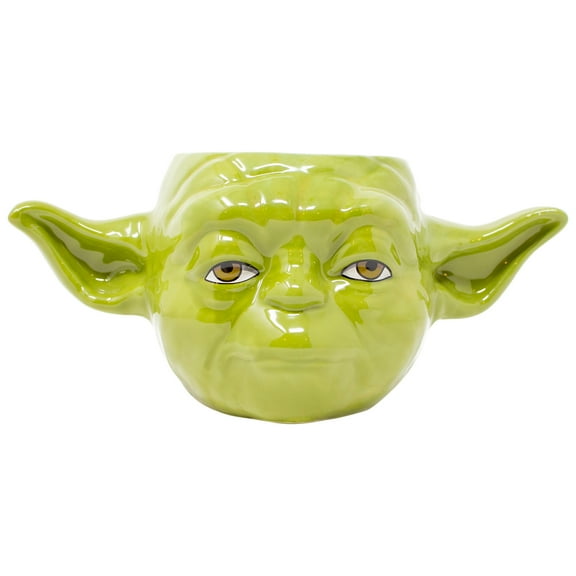 Star Wars Yoda Sculpted Ceramic Mug | Holds 24 Ounces