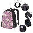 thumbnail image 4 of Daiia Rose Flowers Backpack for Men and Women -Durable Backpack Large Capacity, Water-Resistant Bag with Adjustable Straps and Laptop Compartment, 4 of 9