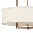 thumbnail image 6 of 3204BR Hinkley Lighting Hampton - 3 Light Medium Drum Chandelier in Transitional Style - 26 Inches Wide by 30.25 Inches High-Brushed Bronze, 6 of 9