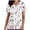 1-White, variant on Lorytime Oversized Graphic Tshirts for Women Short Sleeve Shirt Buttons Crew Neck Casual Basic Tops Summer Outfit