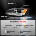 thumbnail image 3 of For 2011-2018 Volkswagen Jetta Headlights Headlamps Factory Halogen Model LH&RH, 3 of 10