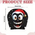 thumbnail image 3 of Headrest Covers With Faces Truck Suv Interior Decor Washable Reusable Protector Funny Car Seat Headrest Cover Cute Cartoon Eyes Protector Car Head Rest Covers With Faces Christmas Headrest For Cars, 3 of 6