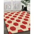thumbnail image 3 of Ahgly Company Machine Washable Indoor Rectangle Transitional Deep Peach Orange Area Rugs, 2' x 4', 3 of 7