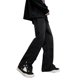 thumbnail image 3 of Pantalones Largos para Hombres Rectos Simples Sueltos Transpirables Elegantes Color Exquisito Jeggings para Hombres para Fiesta Escuela Oficina Negro L, 3 of 8
