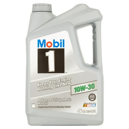 Mobil 1 10W-30 Advanced Full Synthetic Motor Oil, 5 qts