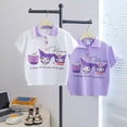 thumbnail image 2 of Cinnamoroll Kuromi Anime Kawaii Sanrio Cotton Short-Sleeved T-Shirt Cute My Melody Summer Ins Casual Clothes Toys, 2 of 9