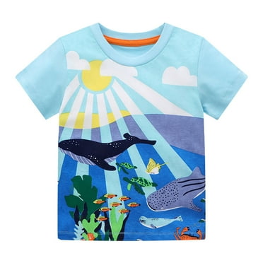 Tiijoy Toddler Girls Casual T-Shirt Cotton Graphic Tee Short Sleeve T Shirt, Sizes 2-8