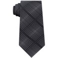 thumbnail image 1 of Kenneth Cole Mens Optical Self-tied Necktie, Black, One Size, 1 of 1
