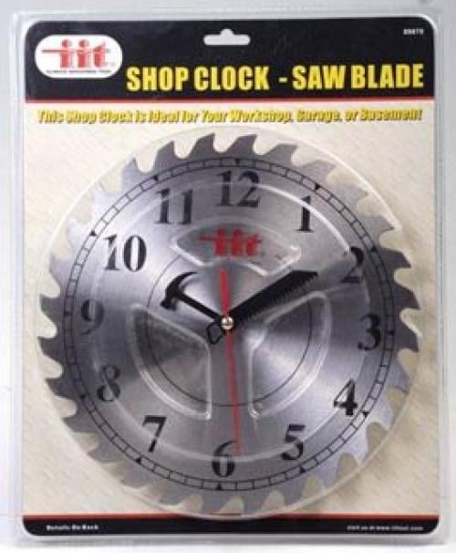 10' Sawblade Wall clock - Shop Clock