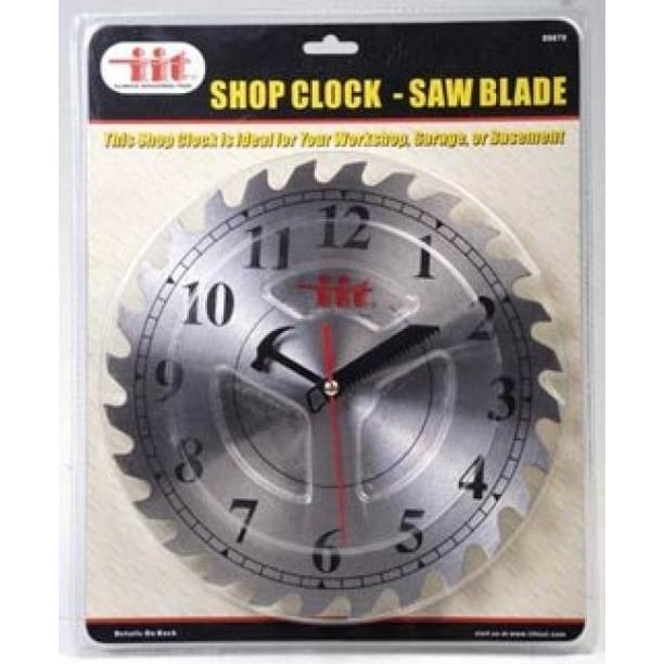 10" Sawblade Wallclock Shop Clock