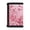 Pink Cherry Blossoms, variant on FUIALDOLG Polyester Fabric Children's Wallet with Magic Sticker Zipper Closure, Green Axolotl Trifold Pouch for Outdoor and Sports