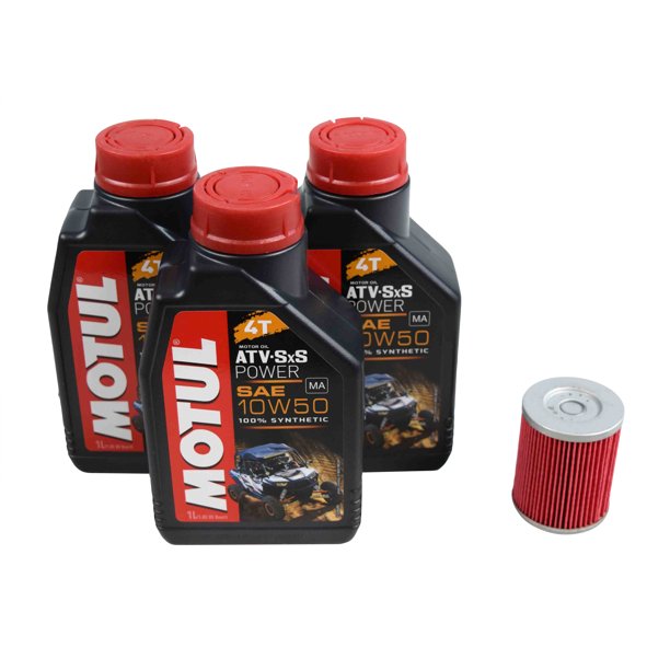 CanAm Outlander 570 1617 Engine Oil Change Kit Motul 10W50 3L w/ K