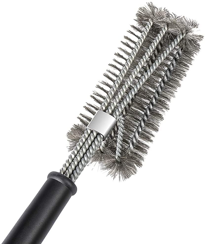 Barbecue Grill Cleaning Brush For BBQ Cooking Stainless Steel Wire Bristles 